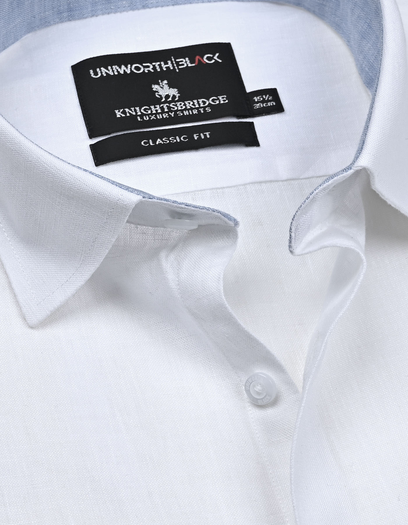 Plain White Classic Fit Shirt FS2413-2RF-15