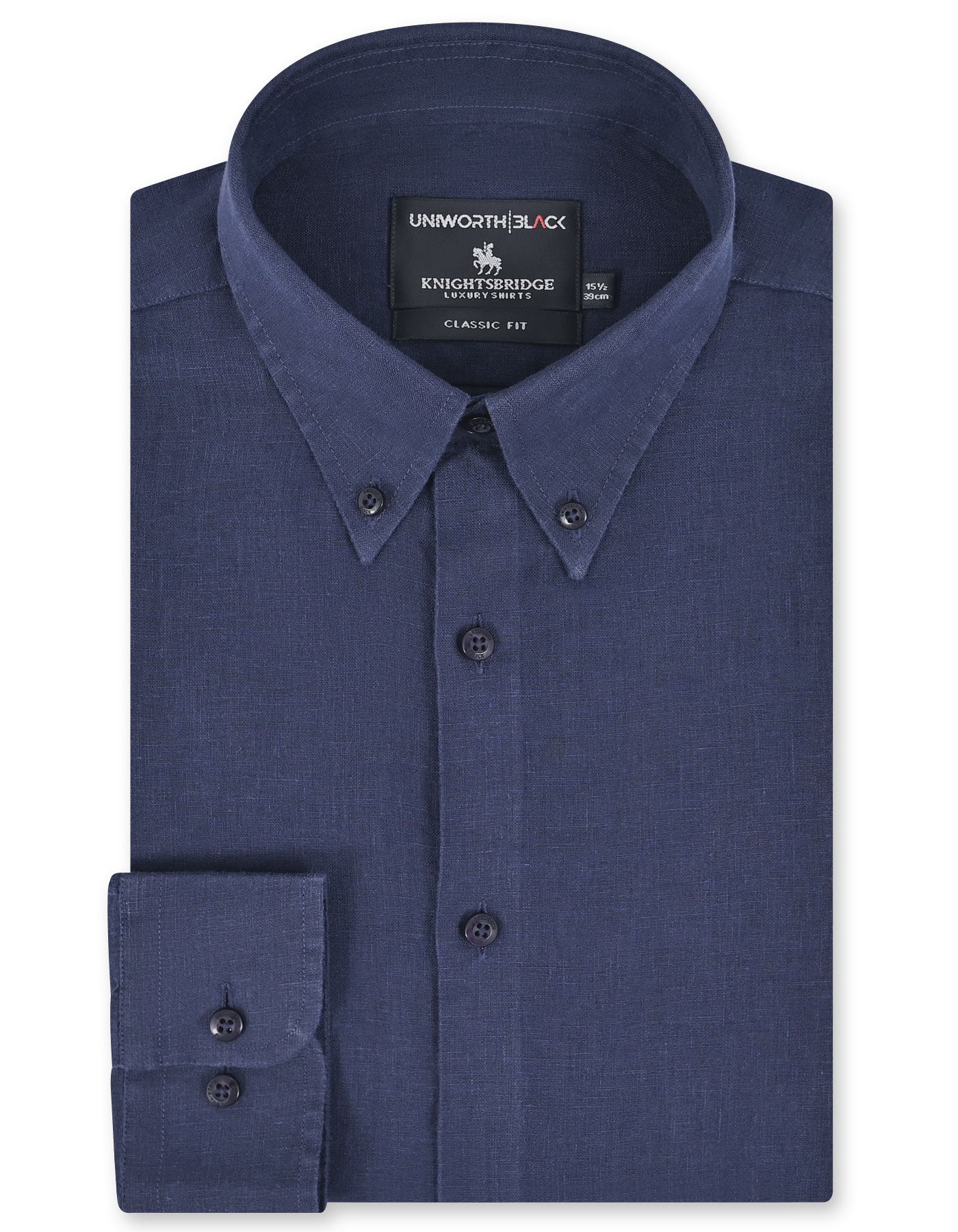 Plain Navy Classic Fit Shirt FS2426-2RF-14.5