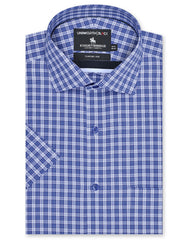 Check Navy Classic Fit Shirt FS2949RH-14.5