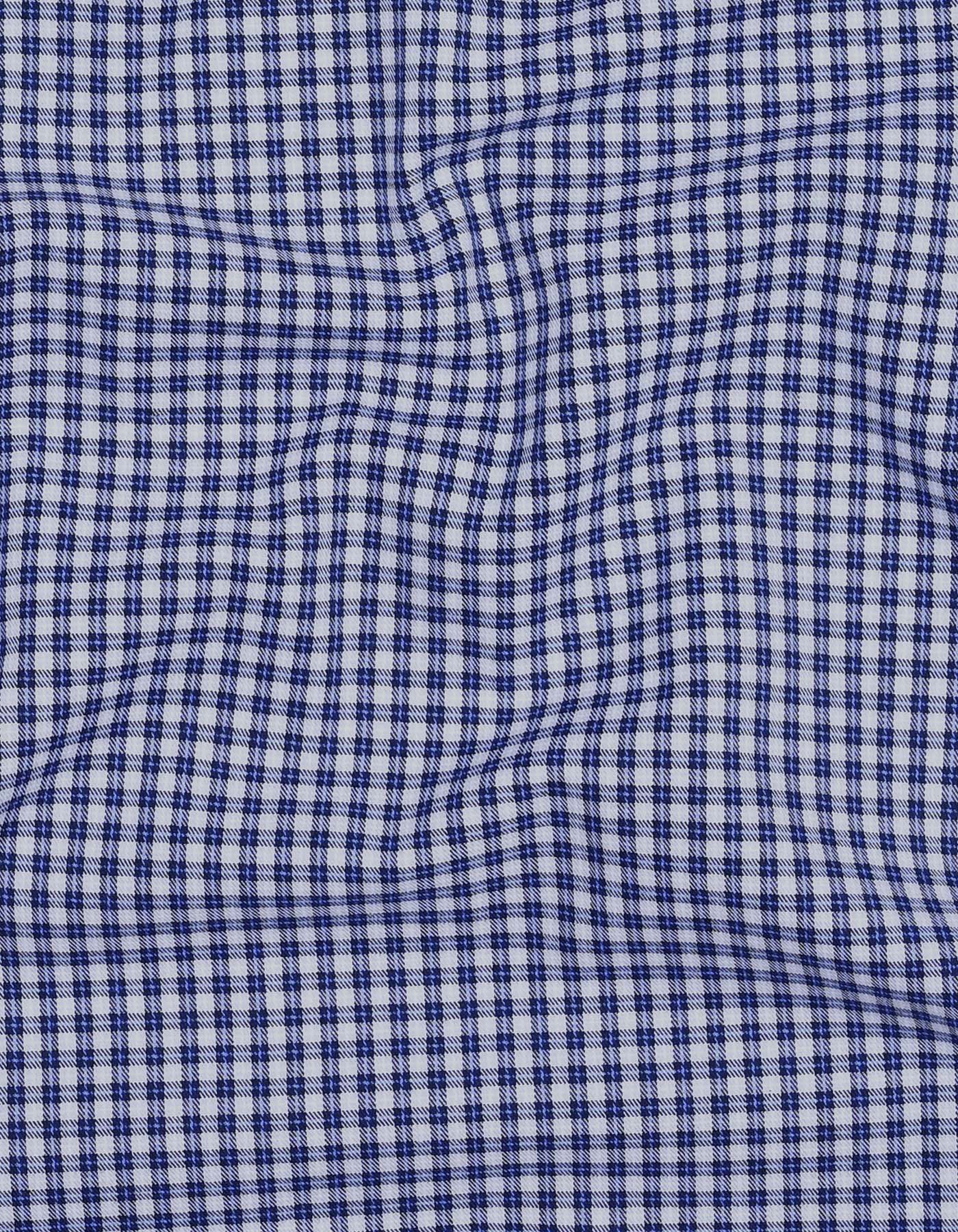 Check D Navy Smart Fit Shirt FS2951SH-16