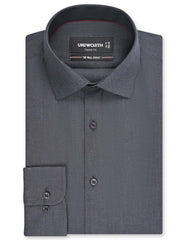 Self Grey Classic Fit Shirt FS20459RF-14.5