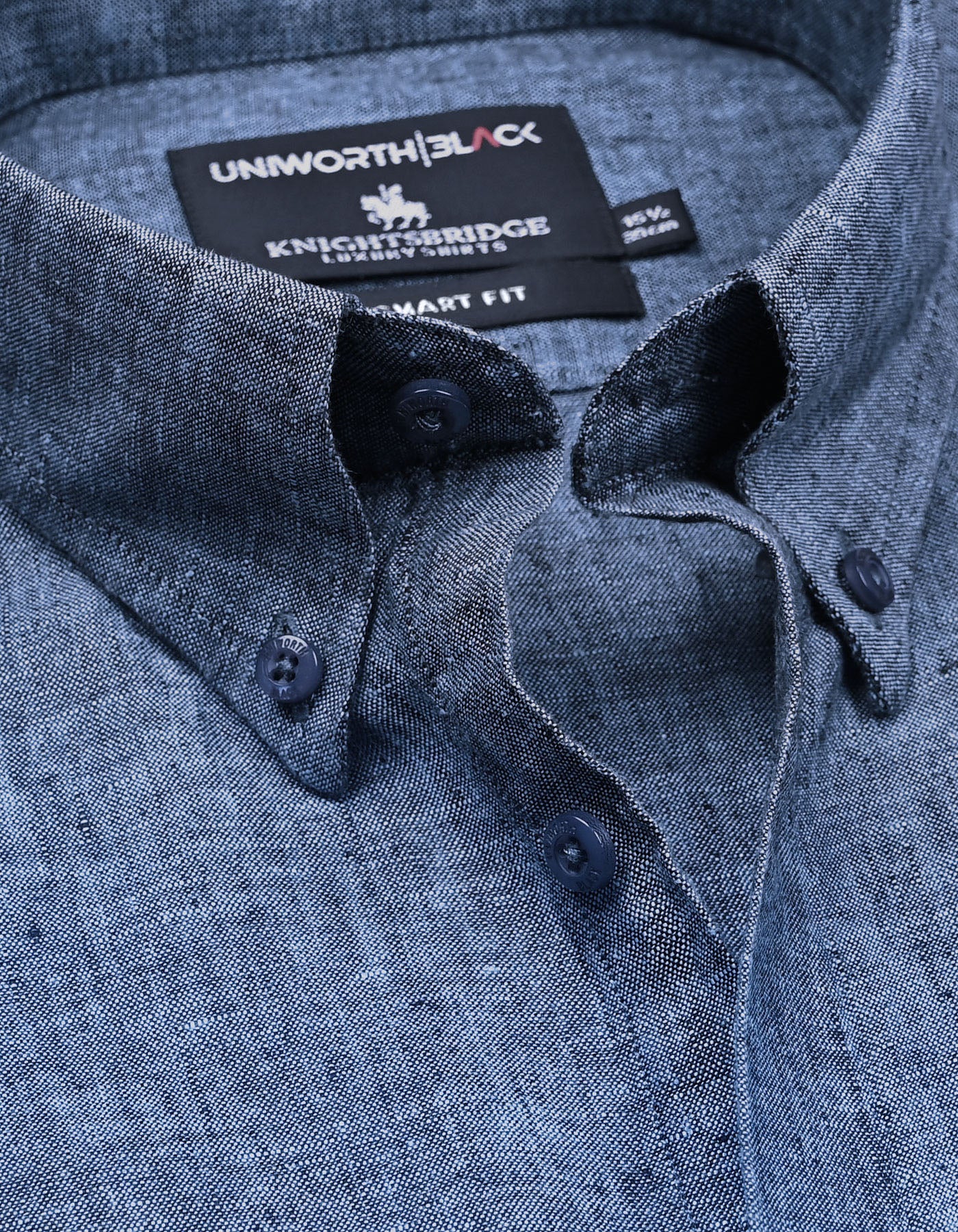 Plain Ash Grey Tailored Smart Fit Shirt FS2420-2SF-15
