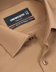 Plain Khaki Classic Fit Shirt FS1633-3RF-15