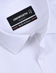 Plain White Classic Fit Shirt FS1318-17RF-15