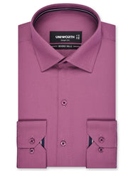 Plain Plum Tailored Smart Fit Shirt FS1622-1SF-14.5