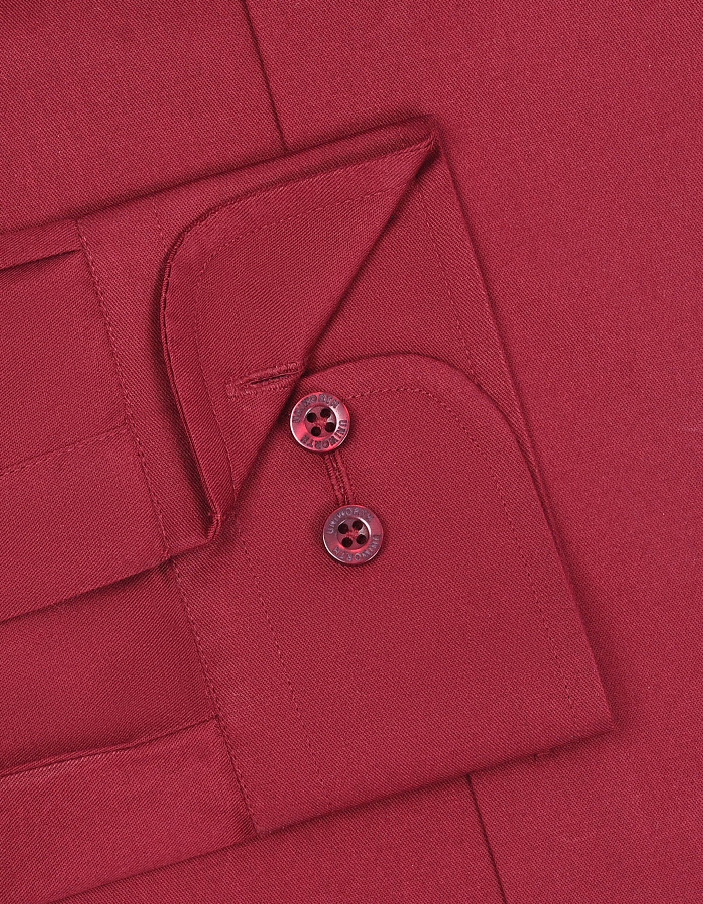 Plain Maroon Classic Fit Shirt FS1655-2RF-15.5