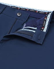 Navy Smart Fit Cotton Trouser FTC2533S-34