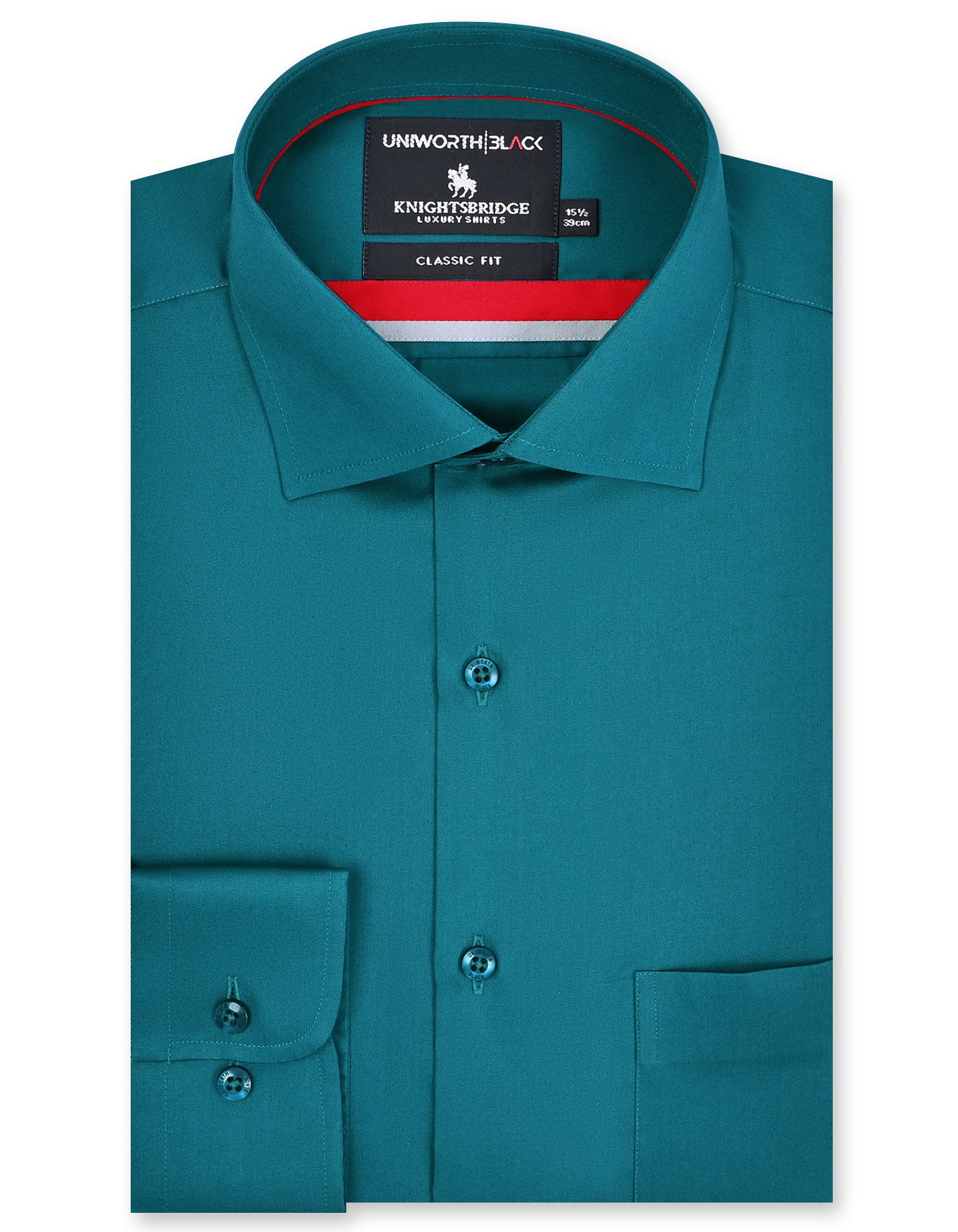Plain Teal Classic Fit Shirt FS2361-2RF-14.5