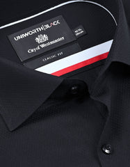 Self Black Classic Fit Shirt FS20436RF-15
