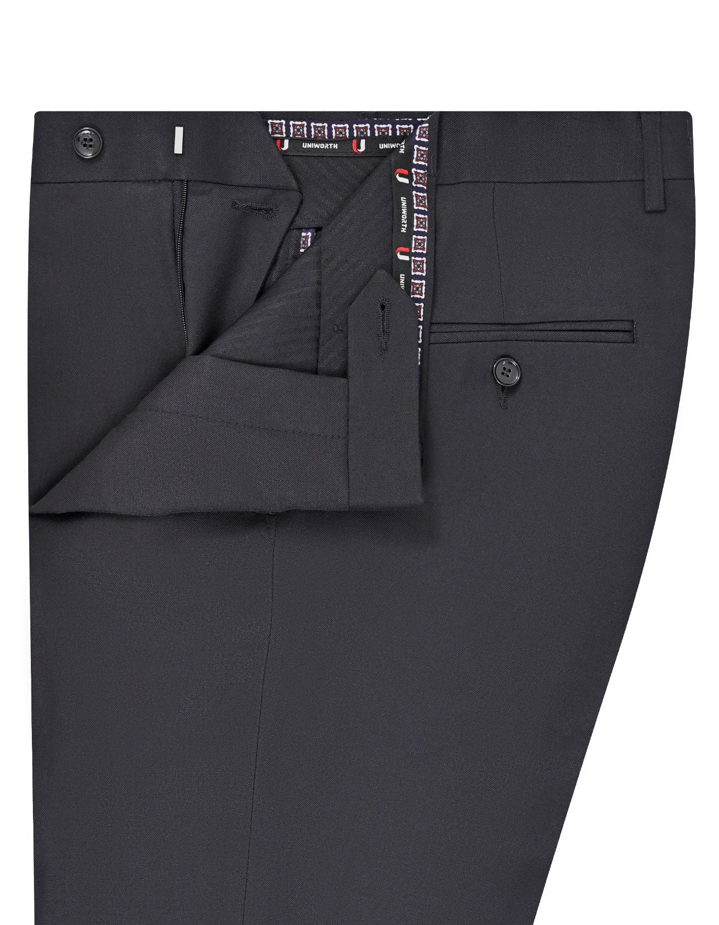 Black Plain Formal Trouser Classic Fit FT557-1C-32