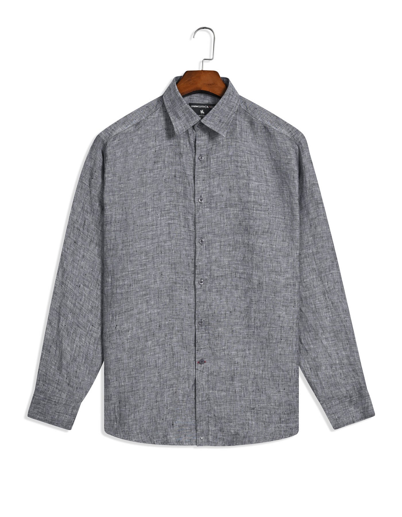 Plain Charcoal Tailored Smart Fit Shirt FS2419-3SF-15.5