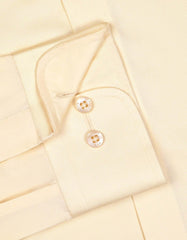 Plain Cream Smart Fit Shirt FS2274-1SF-15.5
