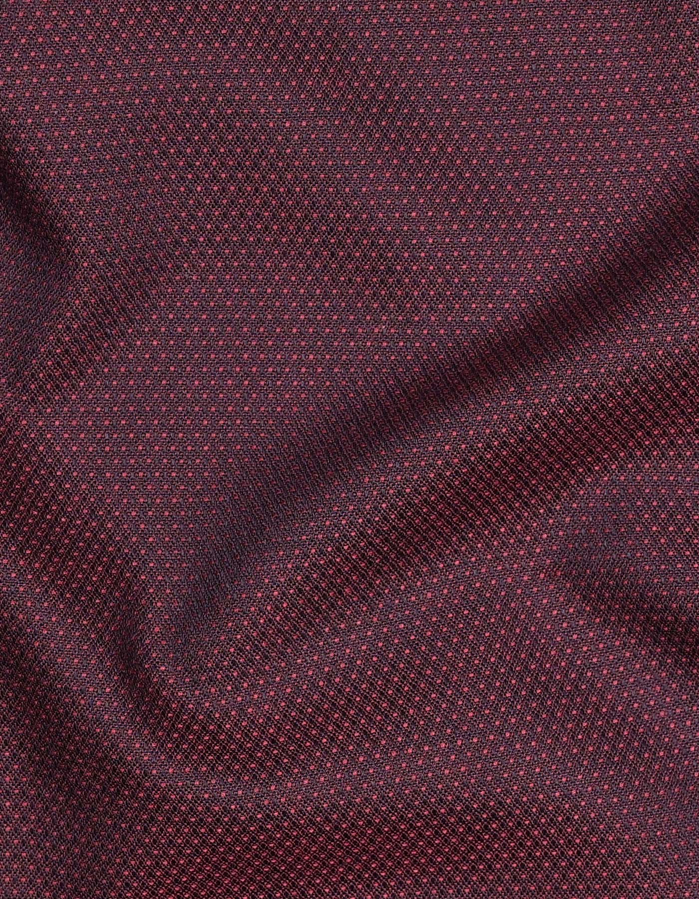 Self Maroon Classic Fit Shirt FS20448RF-16
