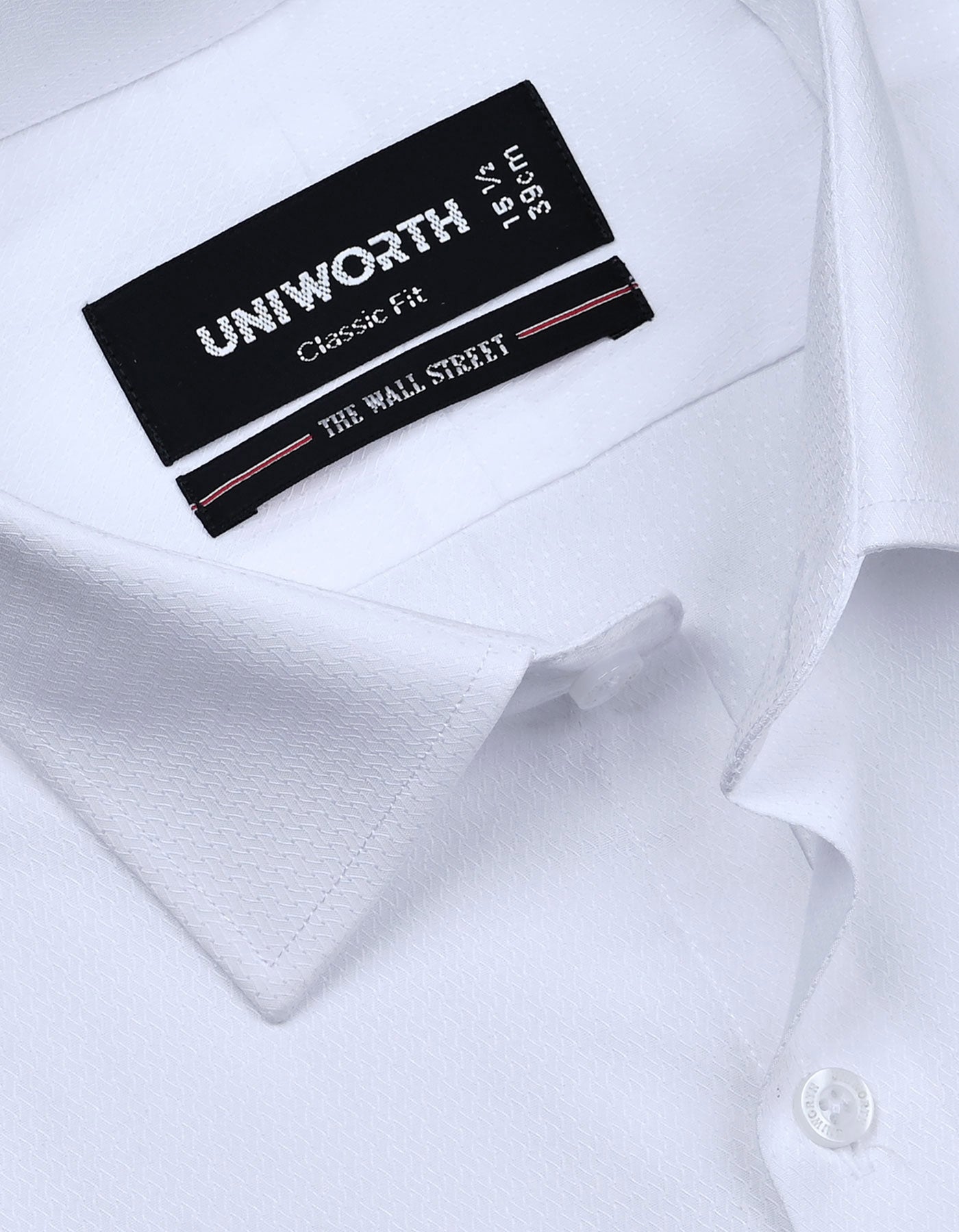 Self White Classic Fit Shirt FS20422RF-15