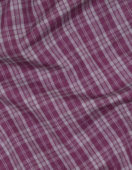 Check Maroon Classic Fit Shirt FS1160RF-16