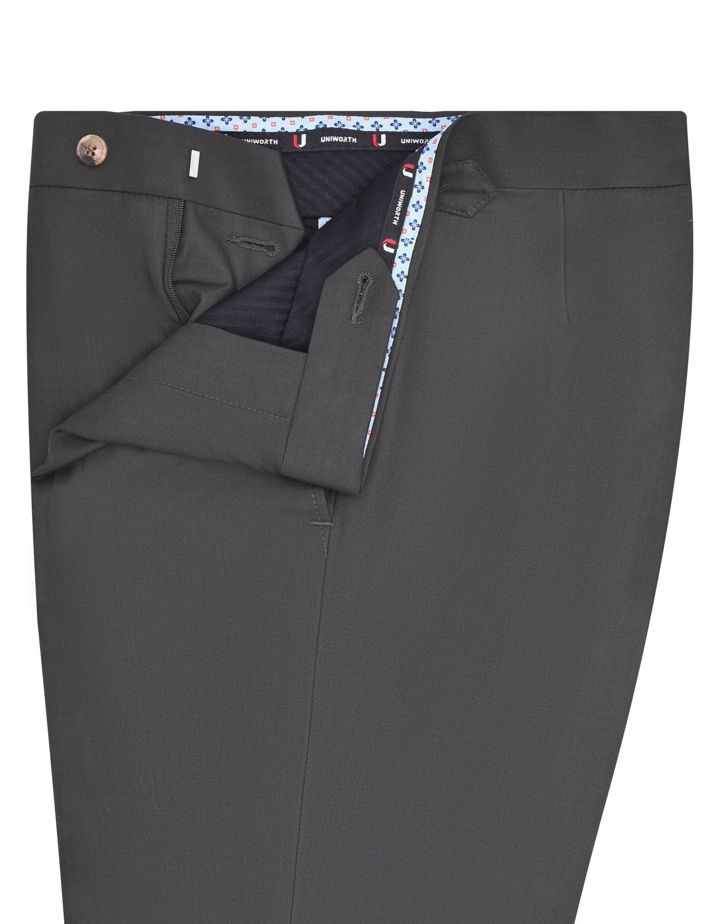 D Green Plain Formal Trouser Classic Fit FT509C-36