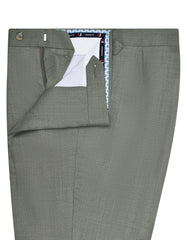 L Olive Plain Formal Trouser Classic Fit FT510C-36
