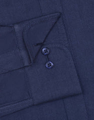 Plain Navy Tailored Smart Fit Shirt FS2298-1SF-15.5