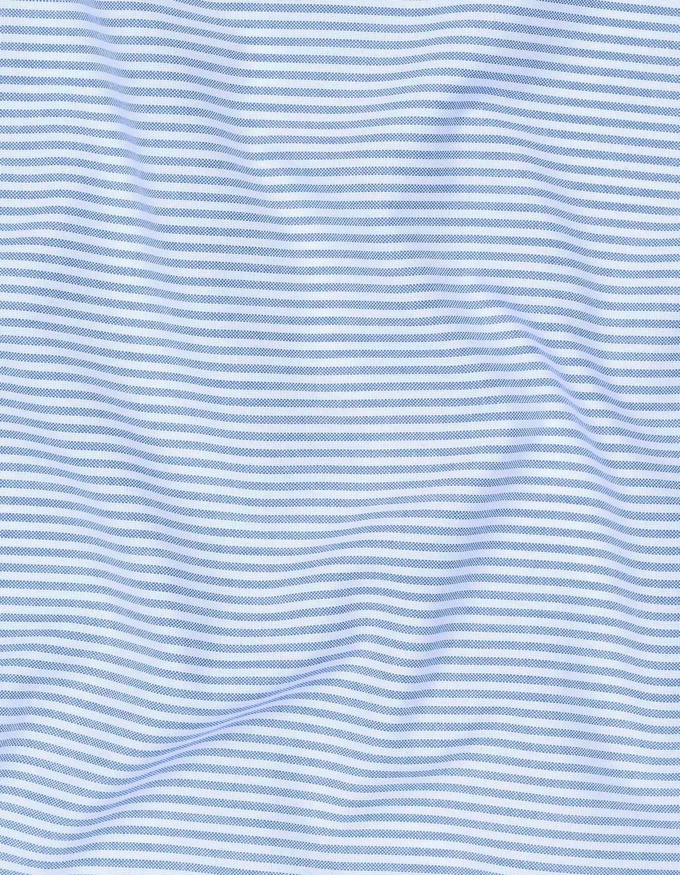 White Stripe Regular Fit Casual Shirt
