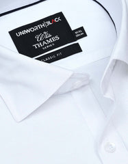 Plain White Classic Fit Shirt FS2299RF-15
