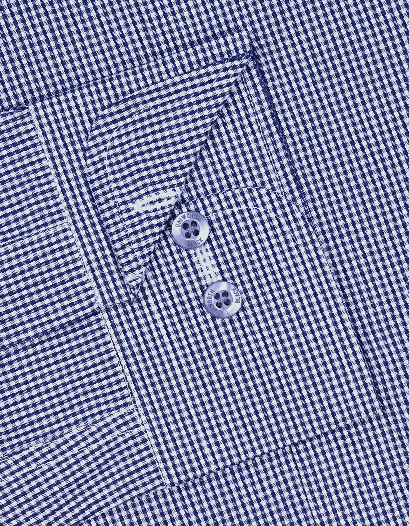 Check Navy Classic Fit Shirt FS2938-1RF-15.5