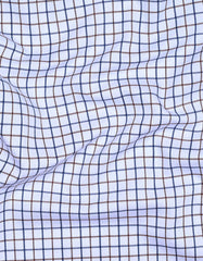 Check Navy Smart Fit Shirt FS2955SH-16