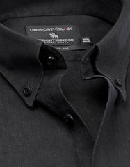 Plain Black Classic Fit Shirt FS2427-3RF-15
