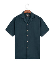 Plain Green Tailored Smart Fit Shirt FS2421SH-15