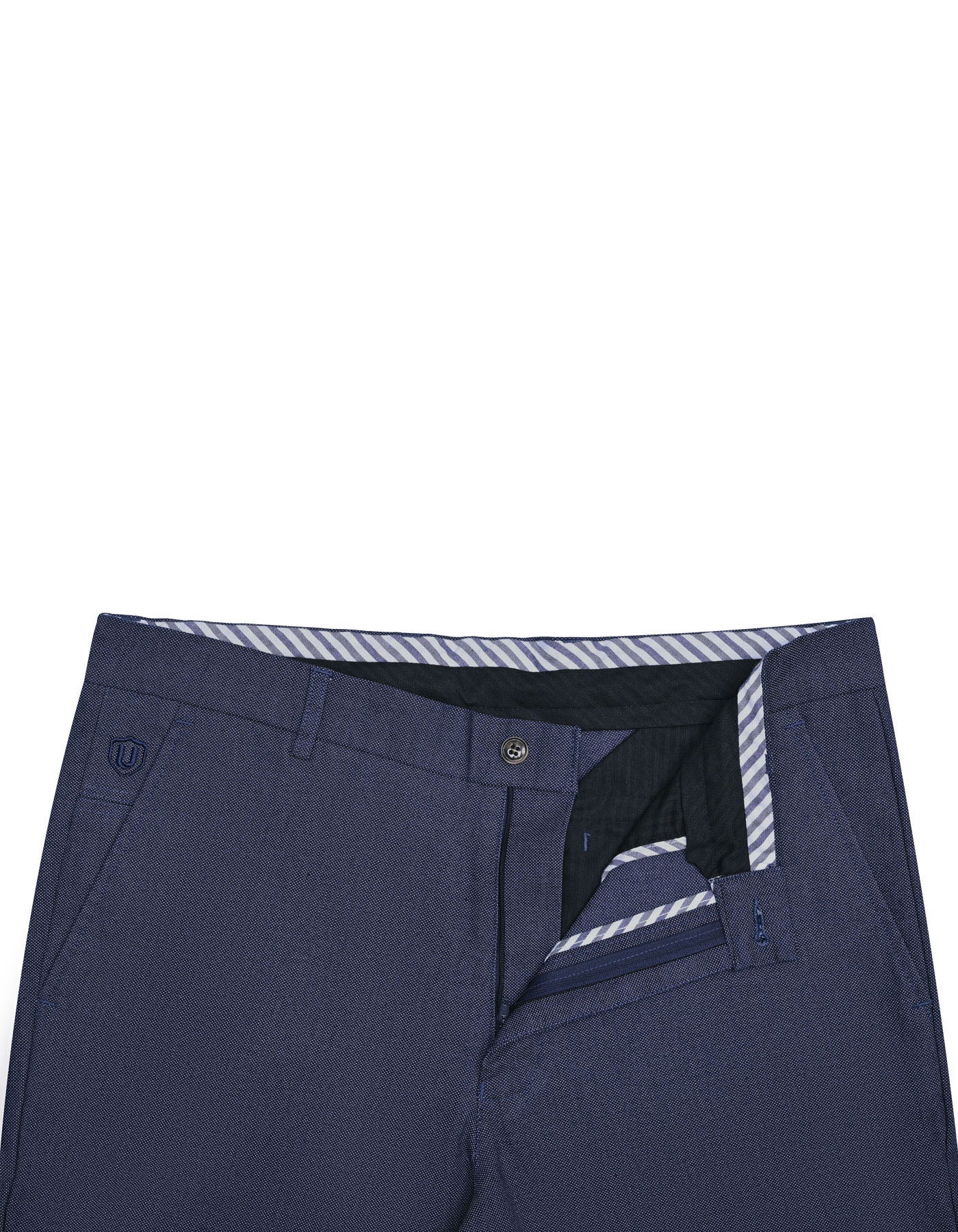 Navy Classic Fit Cotton Trouser FTC2422C-30