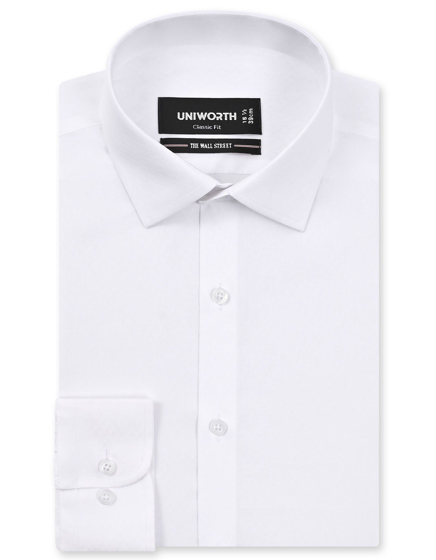Self White Classic Fit Shirt FS20501RF-14.5