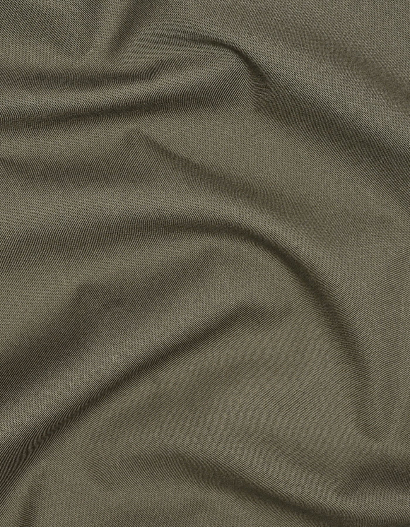 Plain Army Green Tailored Smart Fit Shirt FS1657-2SF-16