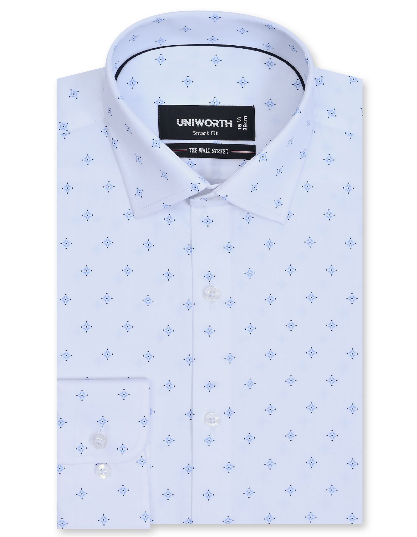 Printed Sky Tailored Smart Fit Shirt FS851-2SF-14.5