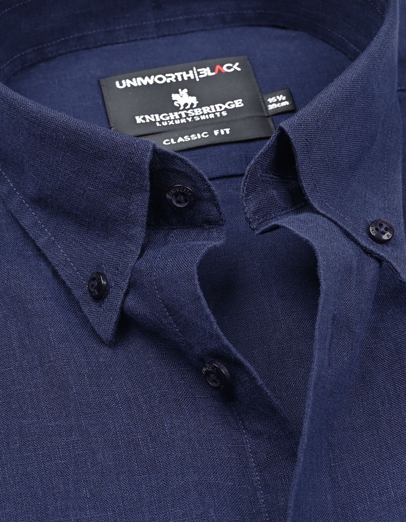 Plain Navy Classic Fit Shirt FS2426-2RF-15