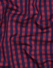 Check Maroon Classic Fit Shirt FS2952RH-16