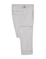 Stone Plain Formal Trouser Tailored Smart Fit FT535-1S-34