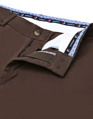 Chocolate Smart Fit Cotton Trouser FTC2530S-34