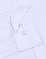 Plain White Tailored Smart Fit Shirt FS1318-17SF-15.5