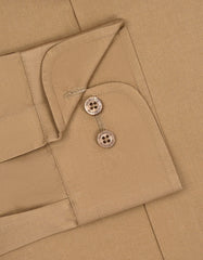 Plain Khaki Classic Fit Shirt FS1633-3RF-15.5