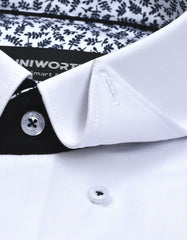 Plain White Classic Fit Shirt FS1596-3RF-15.5
