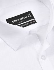 Self White Classic Fit Shirt FS20501RF-15