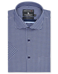 Check D Navy Classic Fit Shirt FS2951RH-14.5