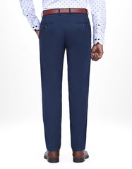 Navy Smart Fit Cotton Trouser FTC2533S-40