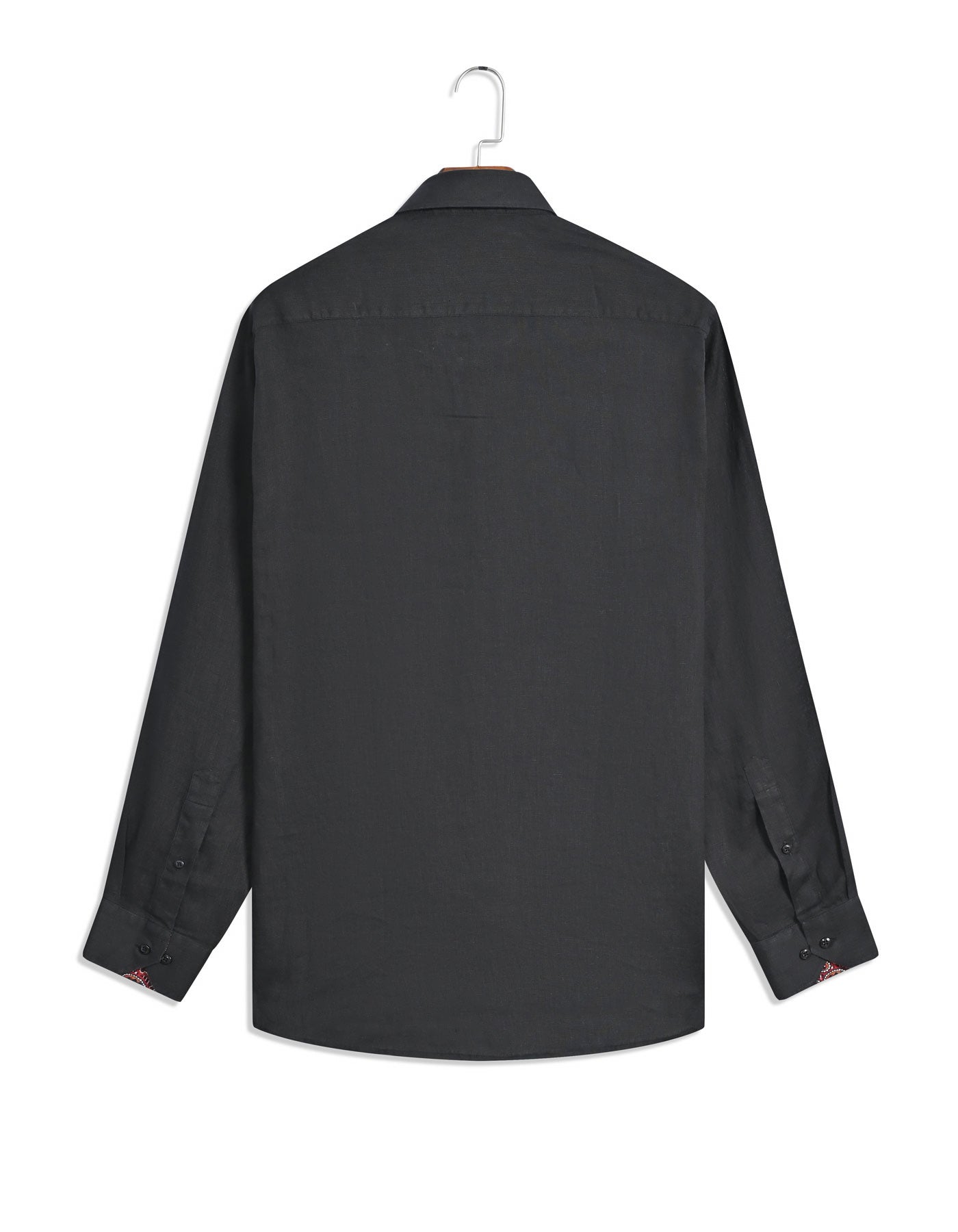 Plain Black Tailored Smart Fit Shirt FS2427-2SF-16