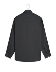 Plain Black Tailored Smart Fit Shirt FS2427-2SF-16