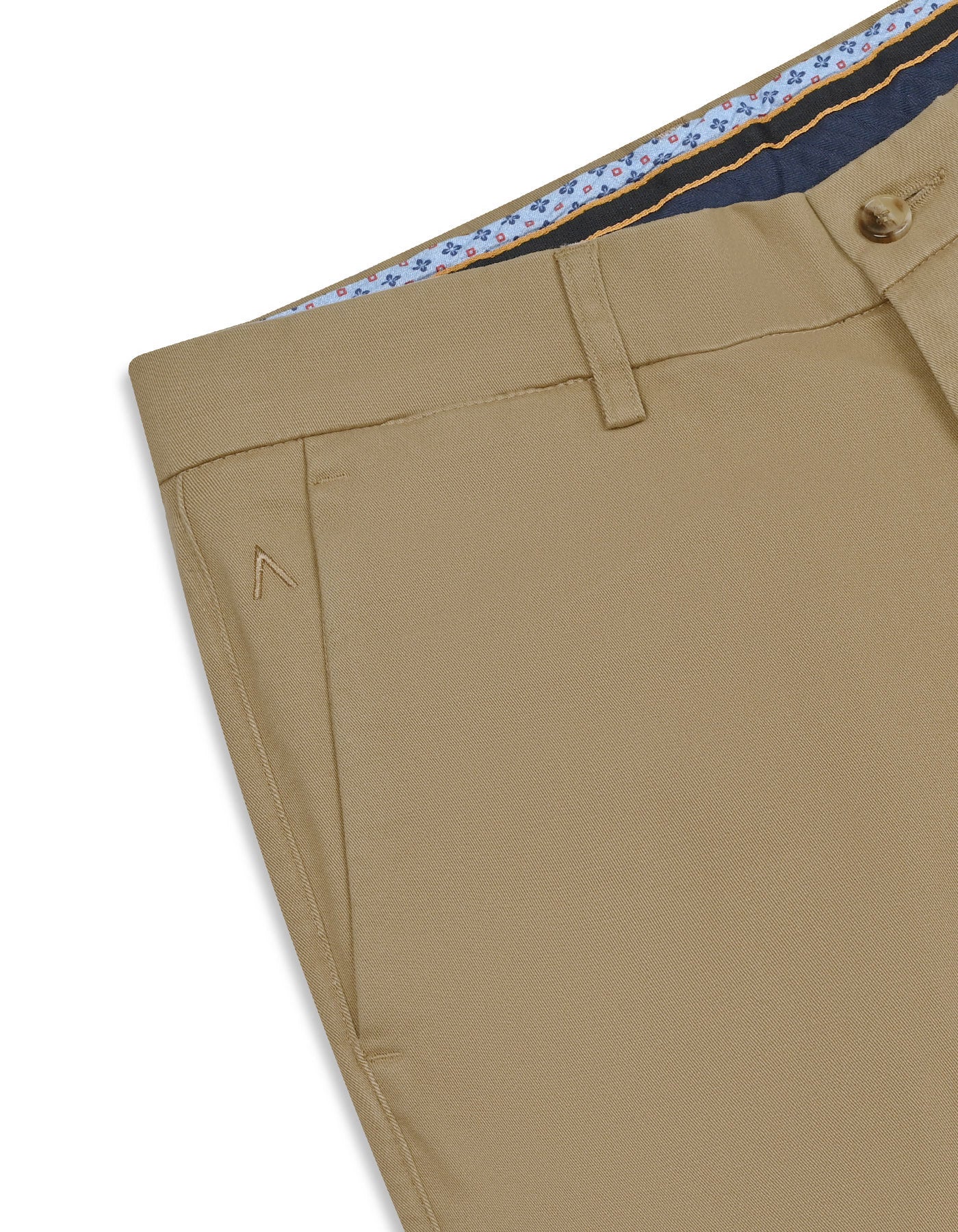 Khaki Smart Fit Cotton Trouser FTC2522S-34