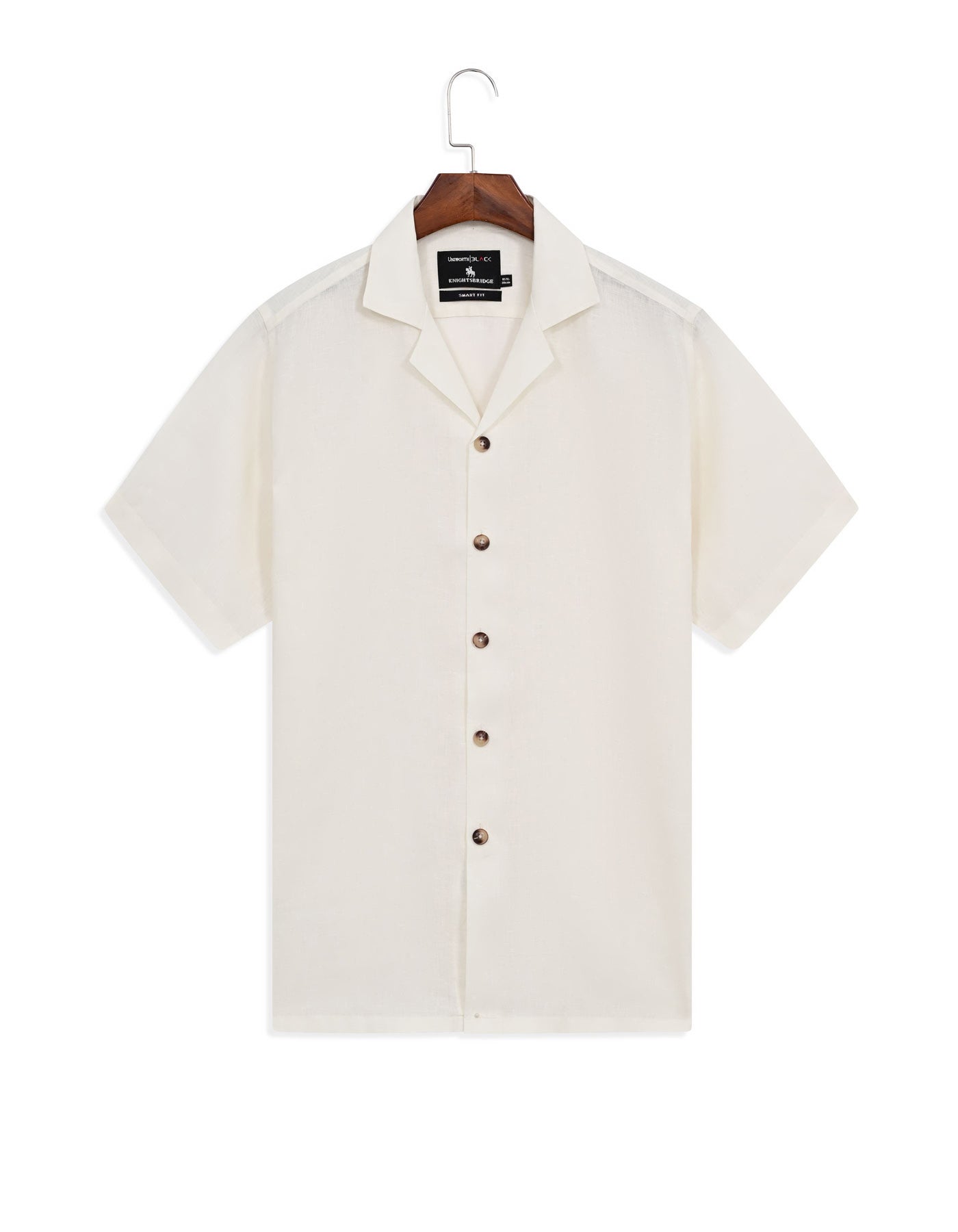 Plain Cream Tailored Smart Fit Shirt FS2412SH-15