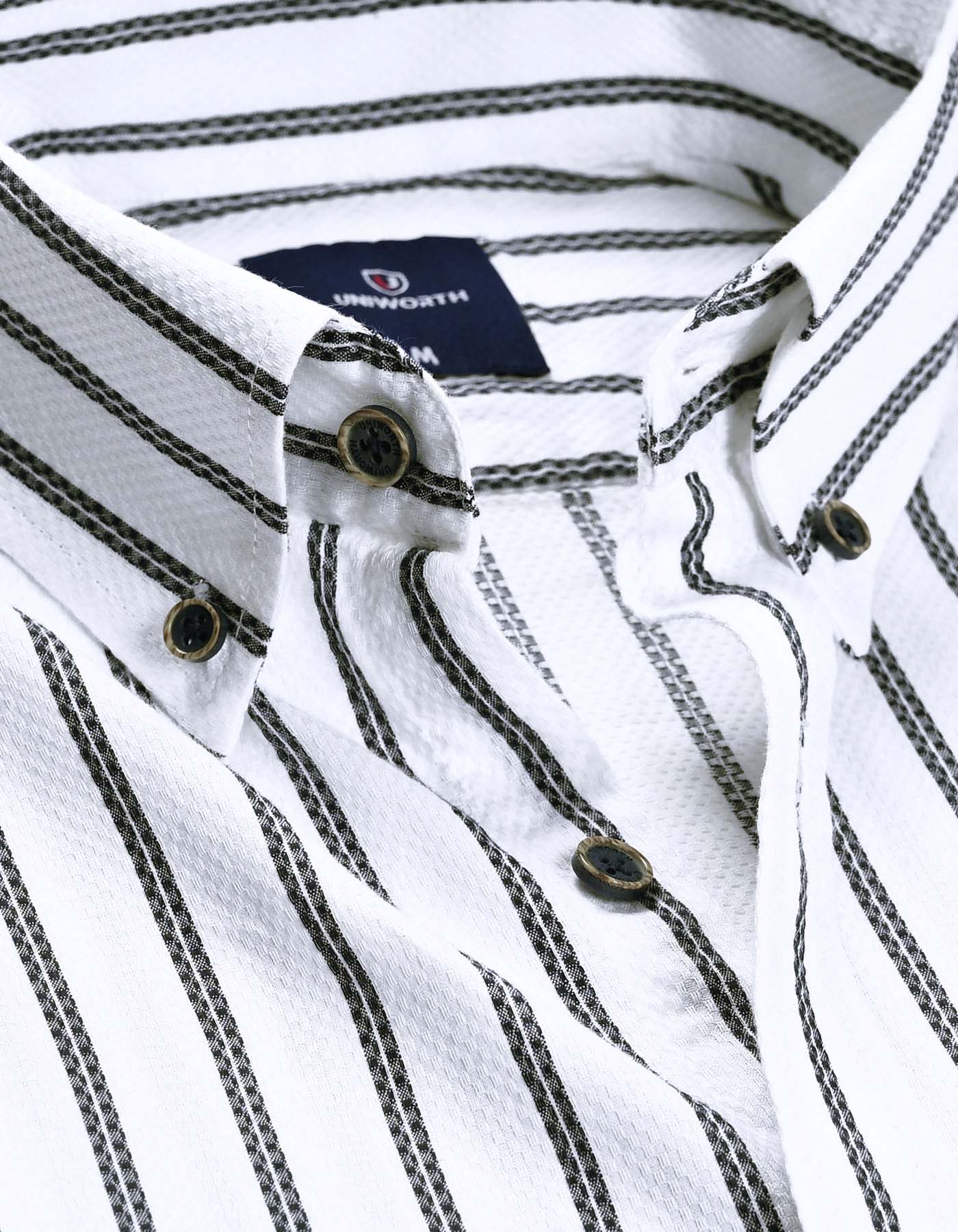 Casual Shirt Woven White XL CSW2500 Uniworth CSW2500-XL
