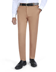 Khaki Plain Smart Fit Chino