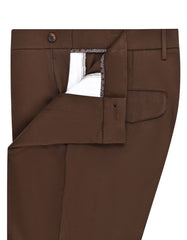 D Brown Smart Fit Chino CH2513-32
