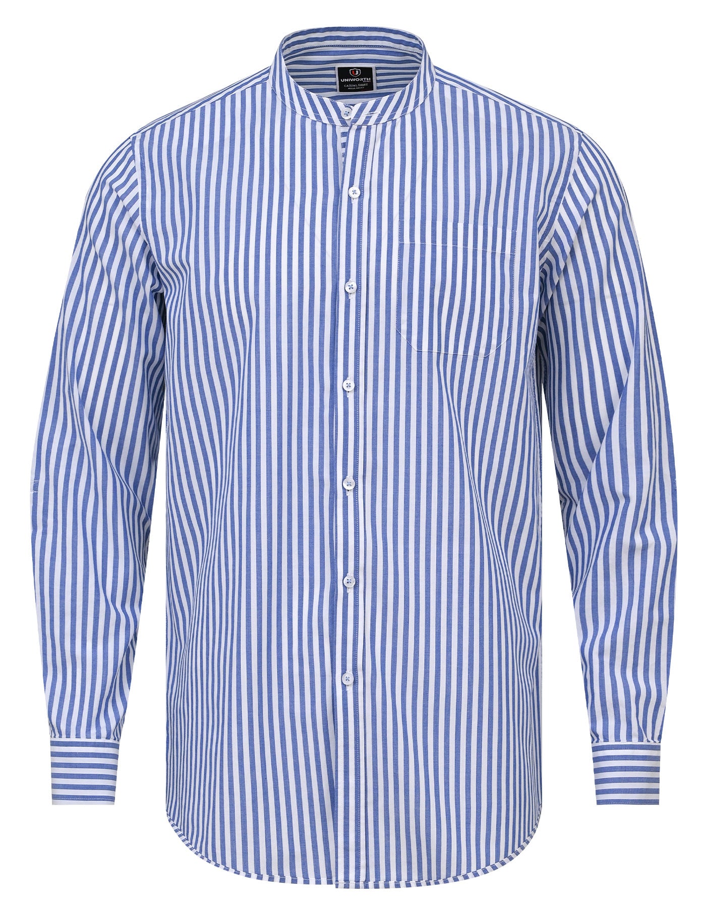 Sky Plain Stripe Casual Shirt CS2355-1R-M